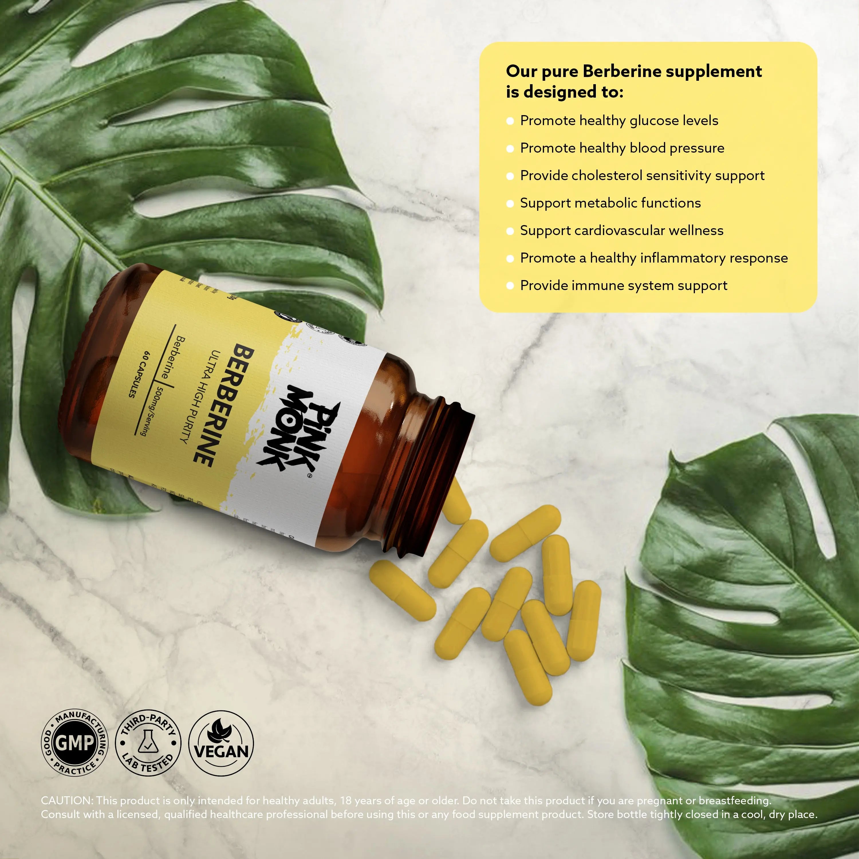 BERBERINE BUNDLE! Pink Monk