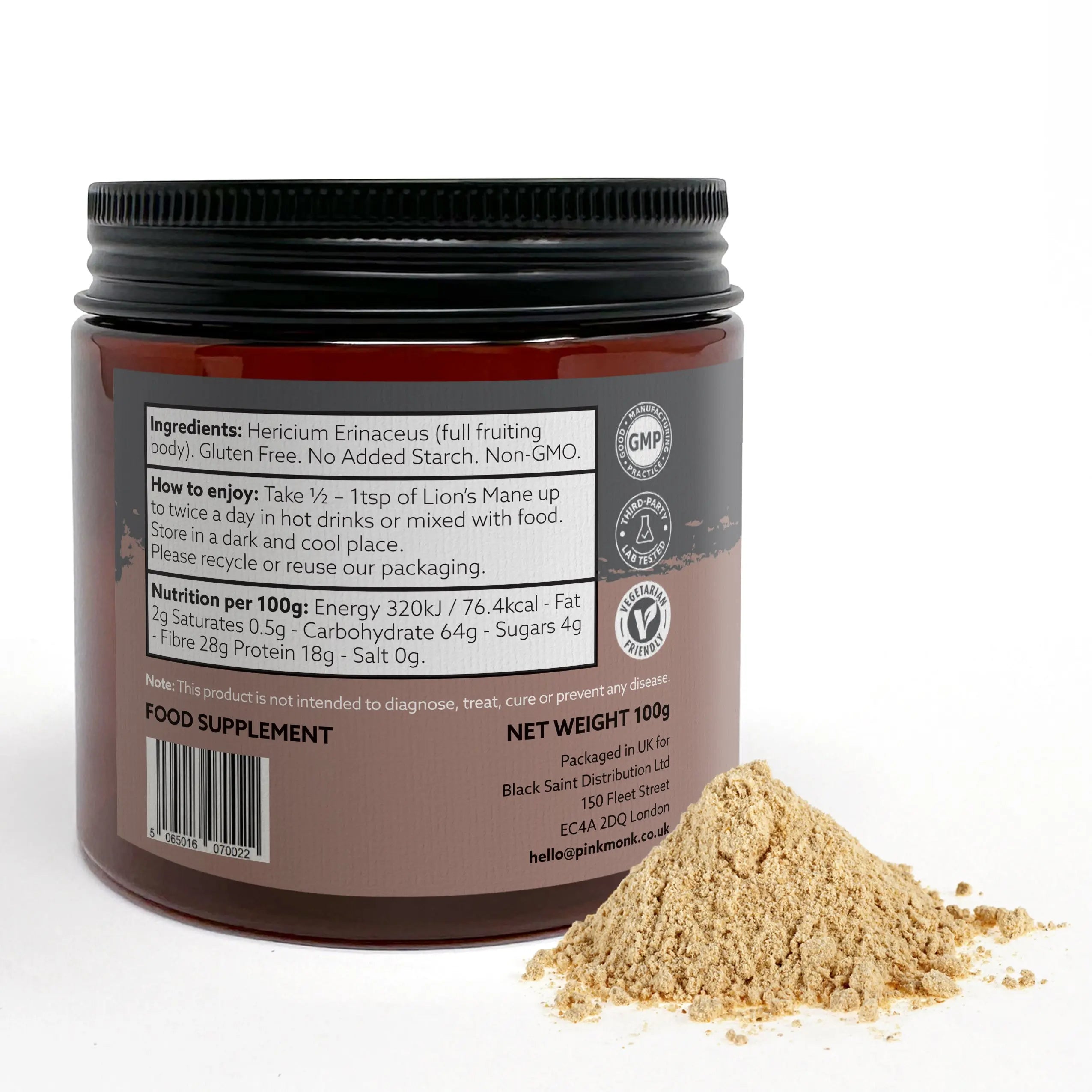 LION'S MANE pinkmonk-co-uk