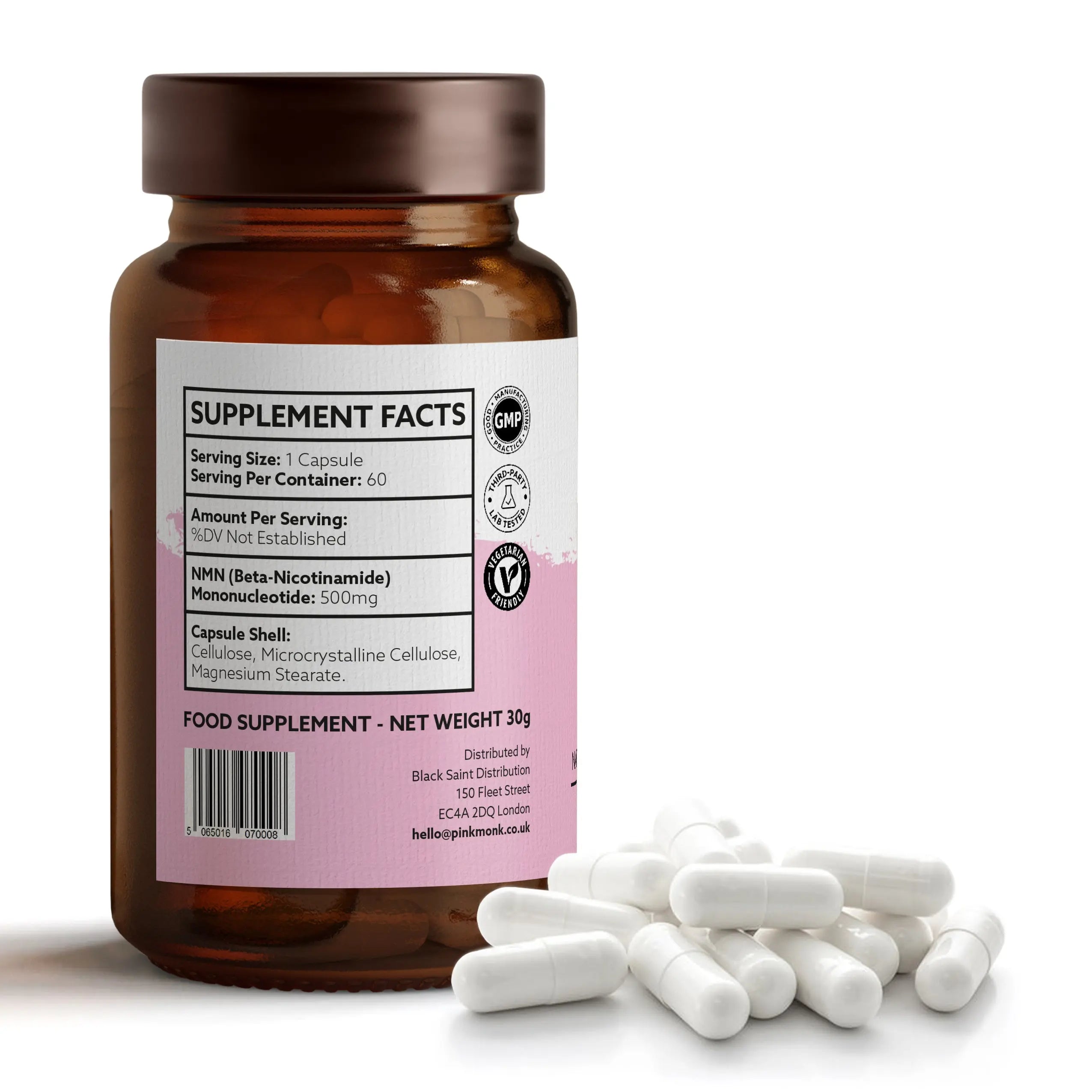 NMN+Resveratrol - LONGEVITY BUNDLE Pink Monk