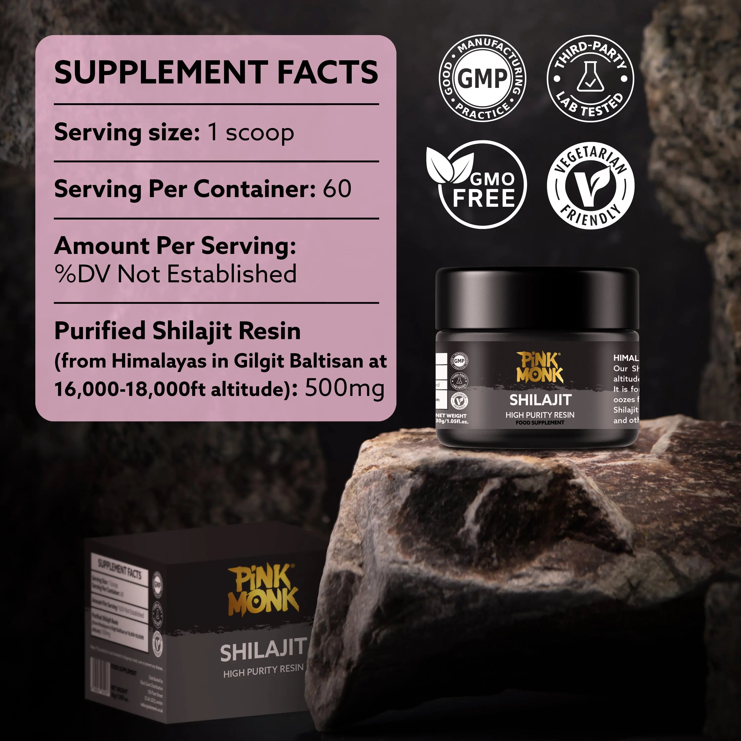 SHILAJIT Pink Monk