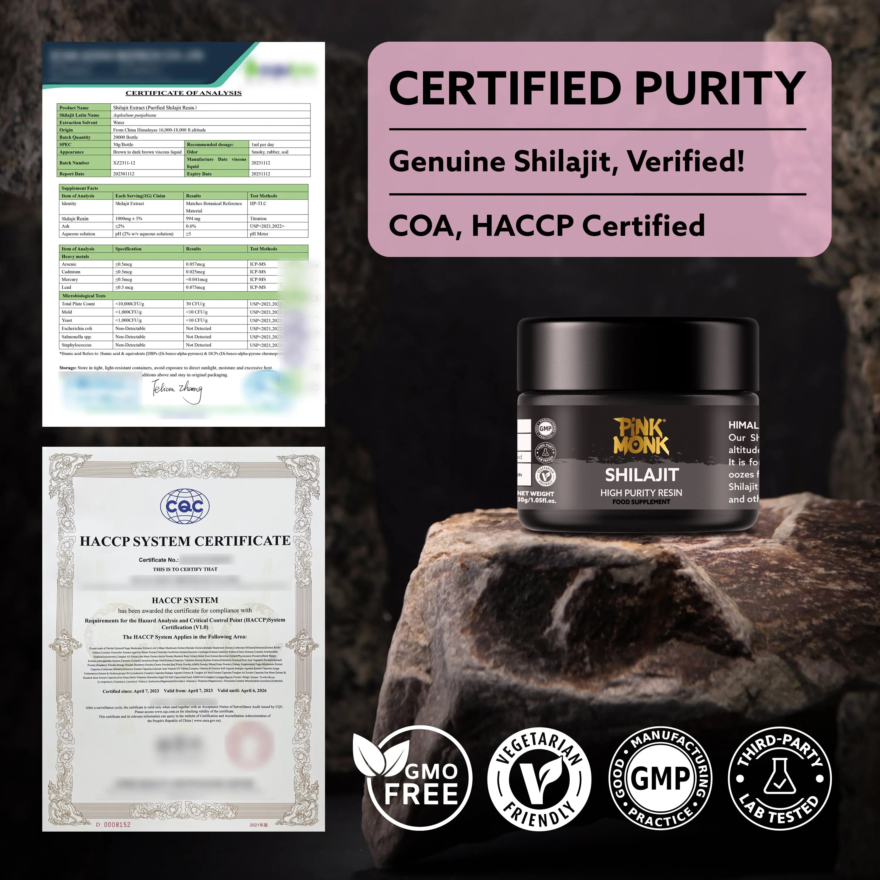 SHILAJIT Pink Monk