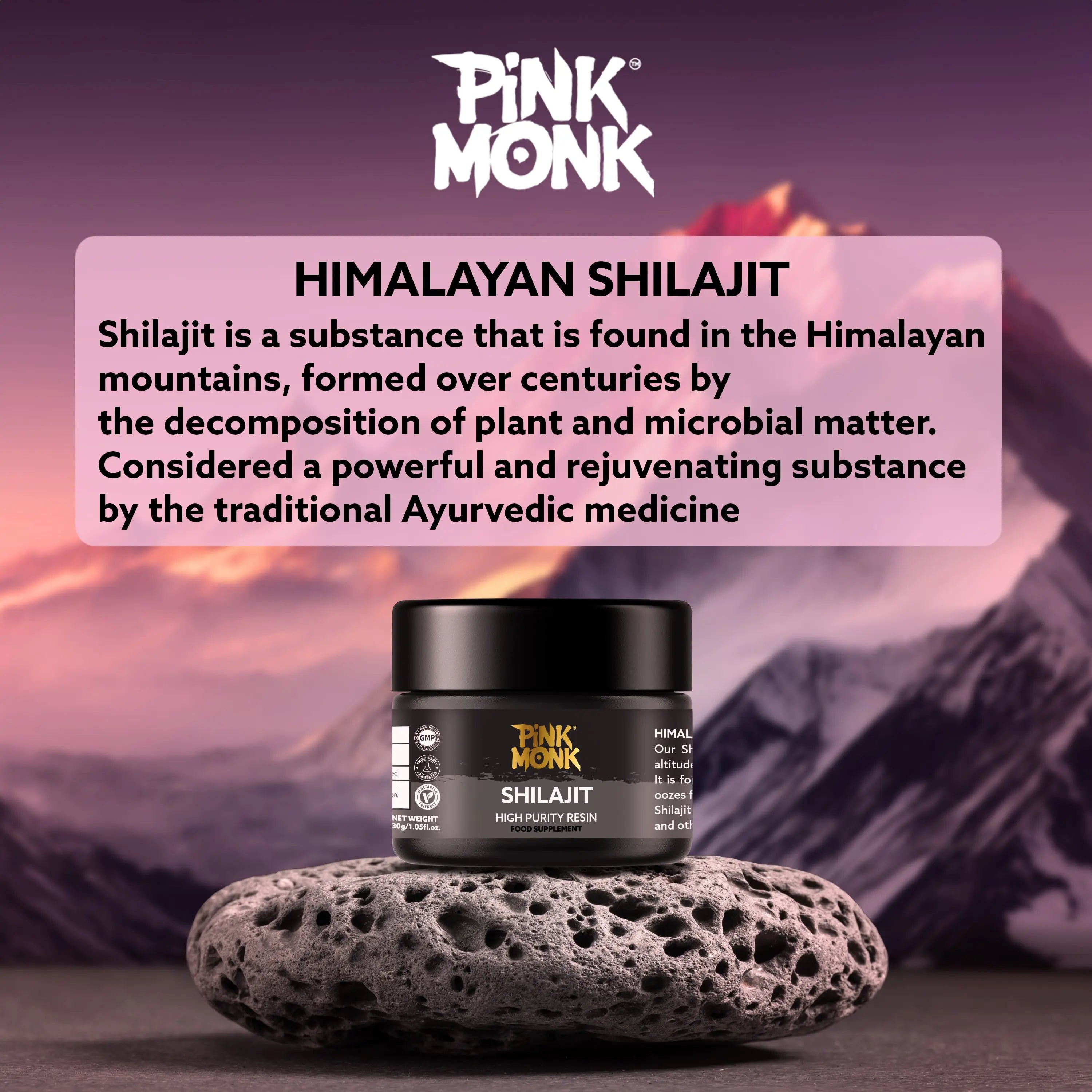 SHILAJIT Pink Monk