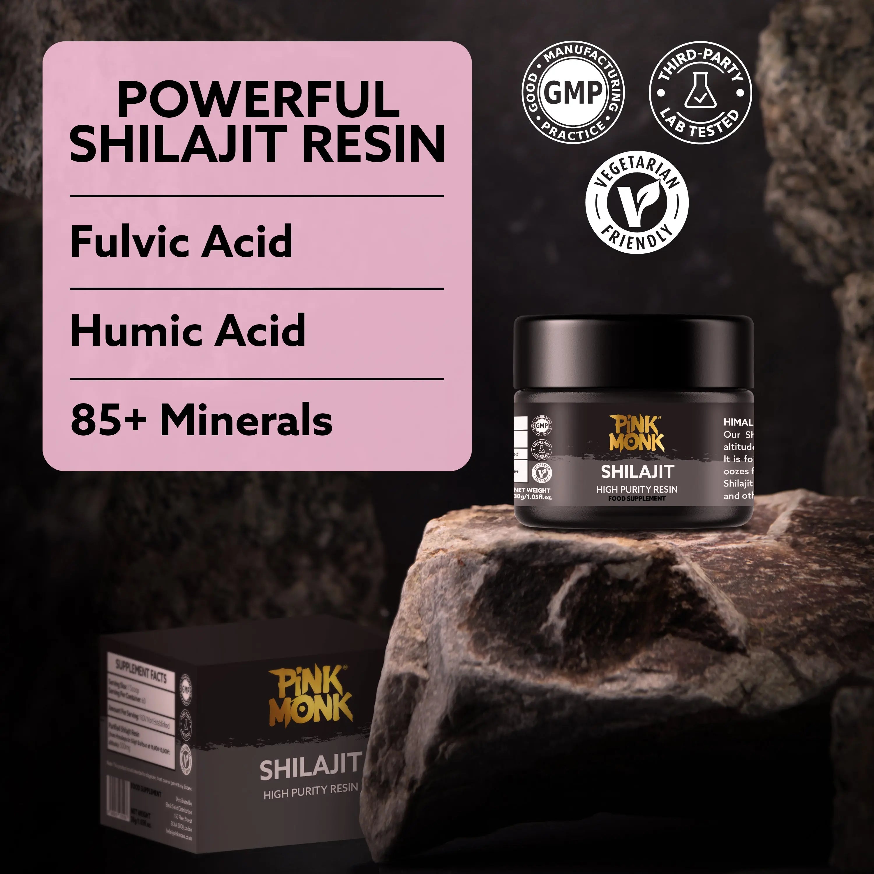 SHILAJIT Pink Monk
