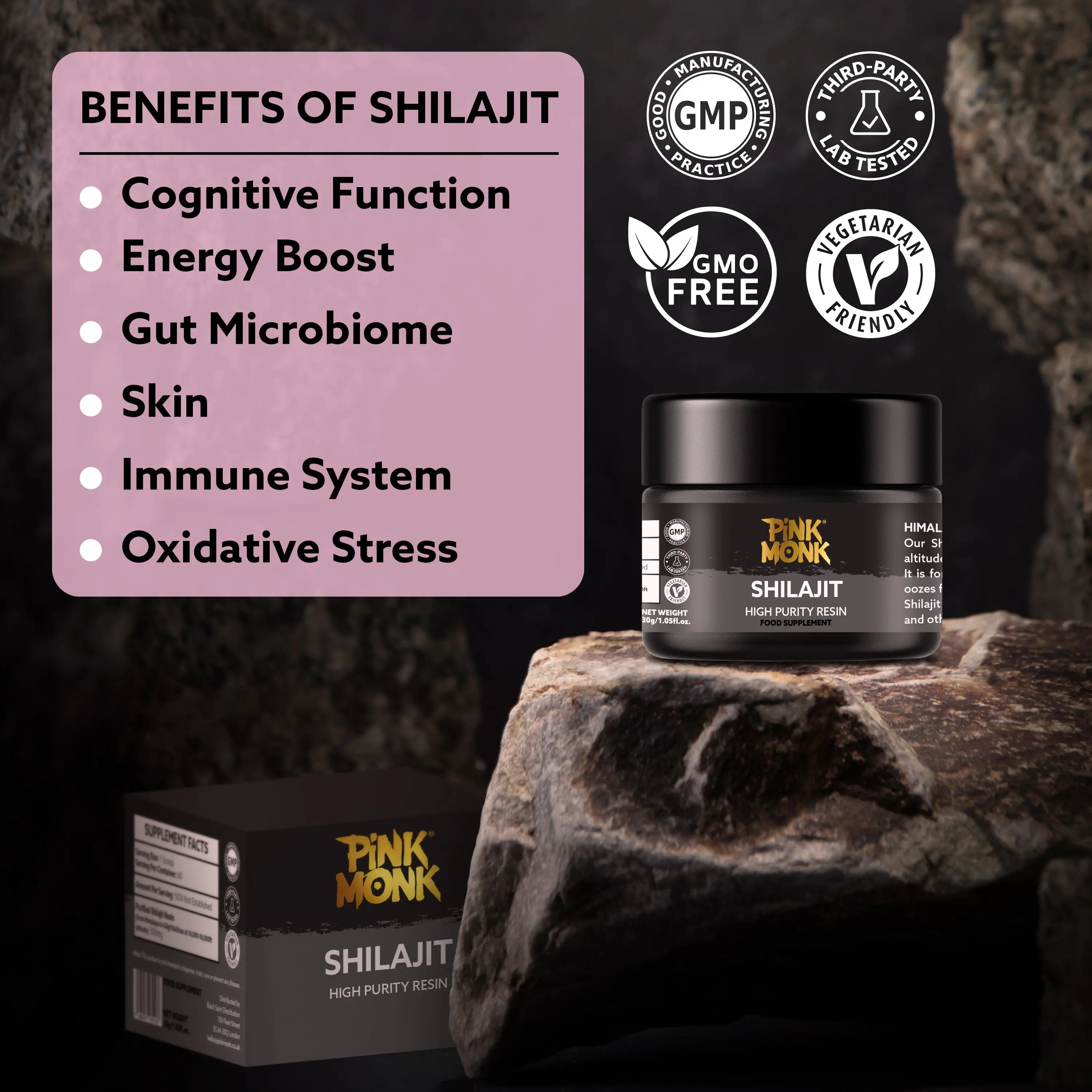 SHILAJIT Pink Monk