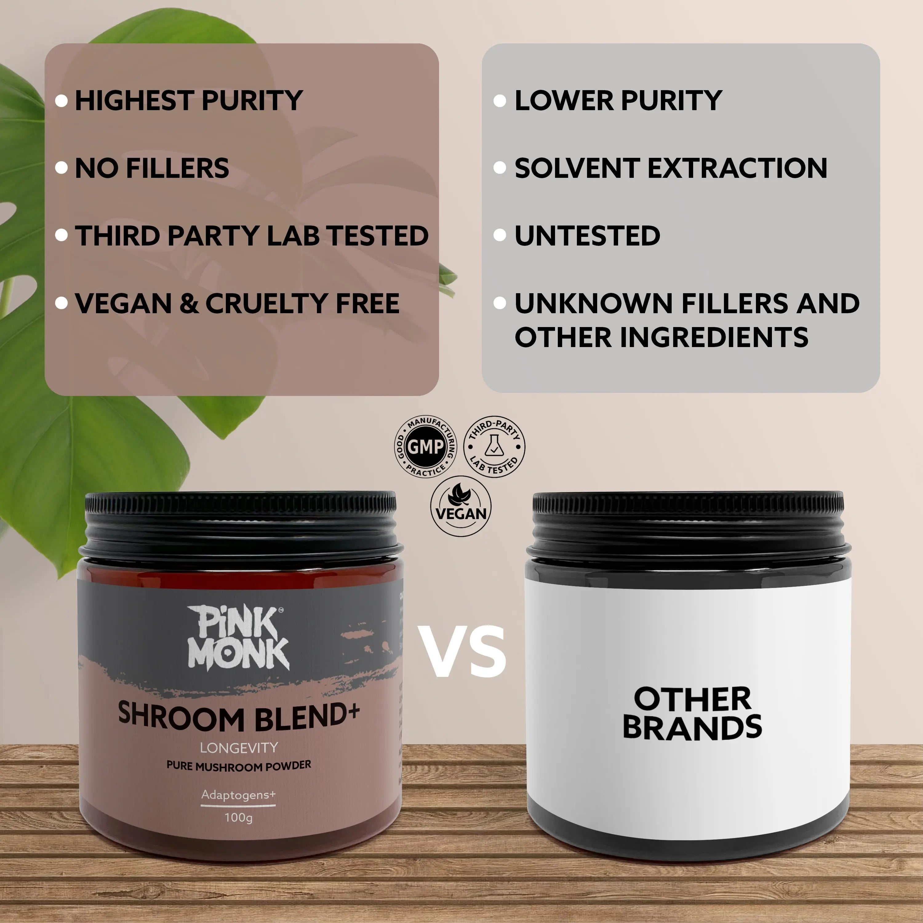 SHROOM+ BLEND Pink Monk